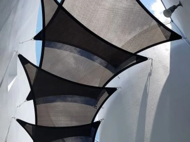 Shade Sails in the Norfolk Chapel at Karrakatta