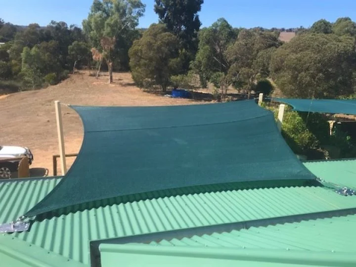 Sail City Shade Sail for Rescue Bird Aviary in Bullsbrook