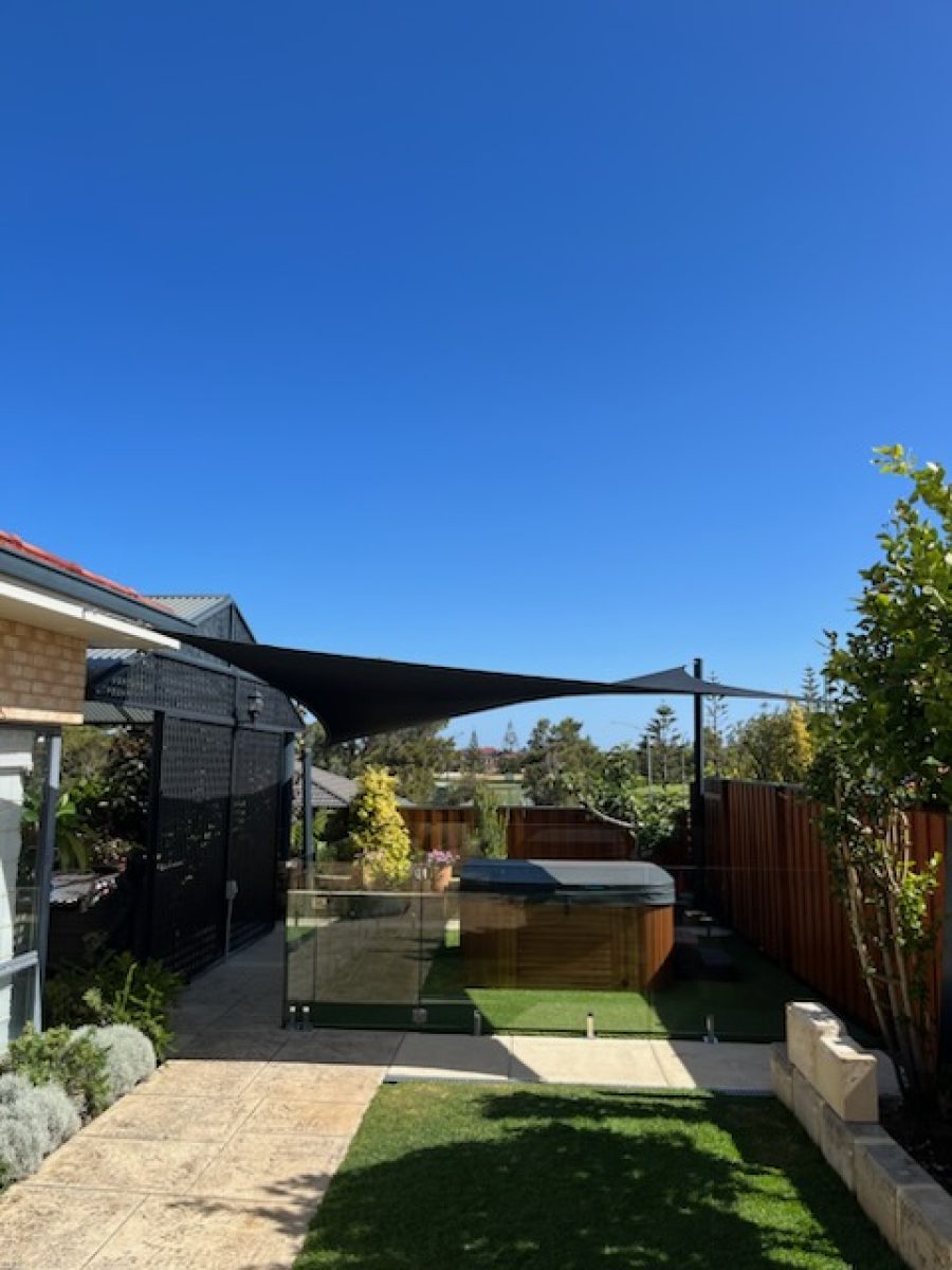 Iluka Shade Sail over Spa