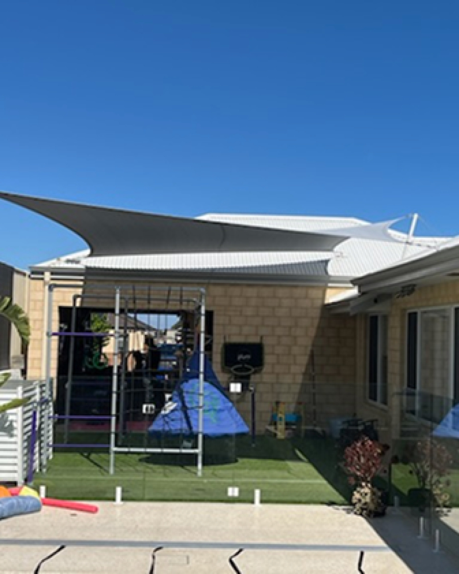Tapping Pool and Monkey Bars Shade Sails